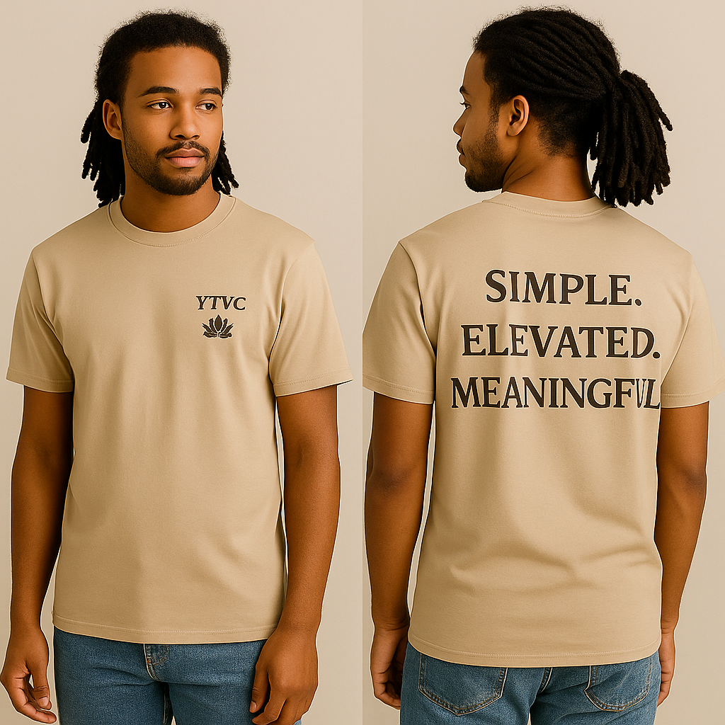 Simple.Elevated.Meaningful (YTVC Logo Tee)