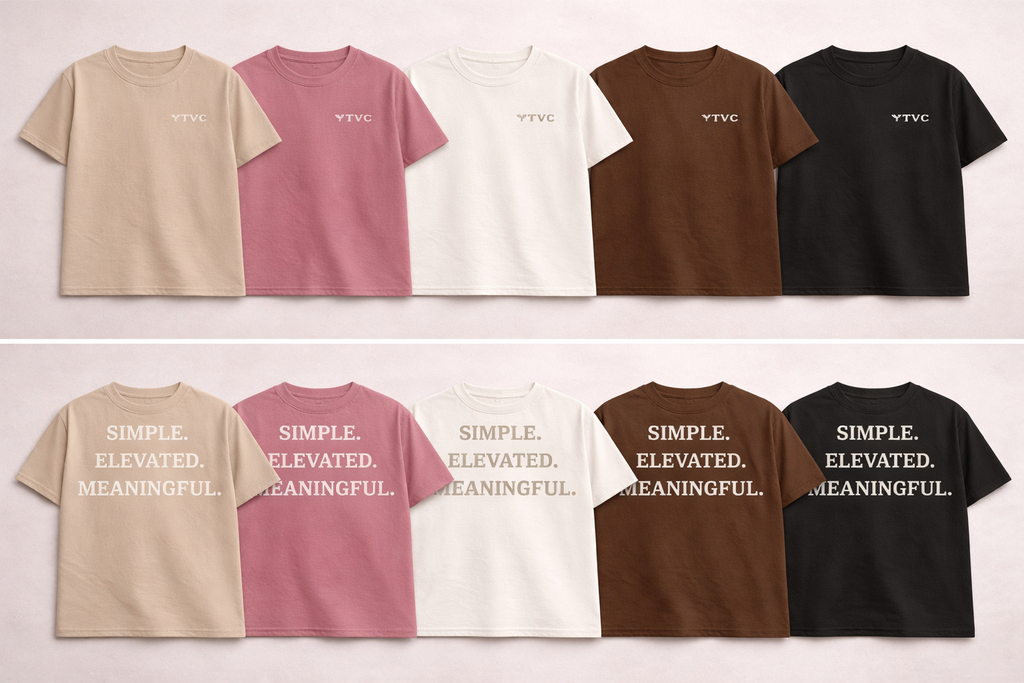 Simple.Elevated.Meaningful (YTVC Logo Tee)